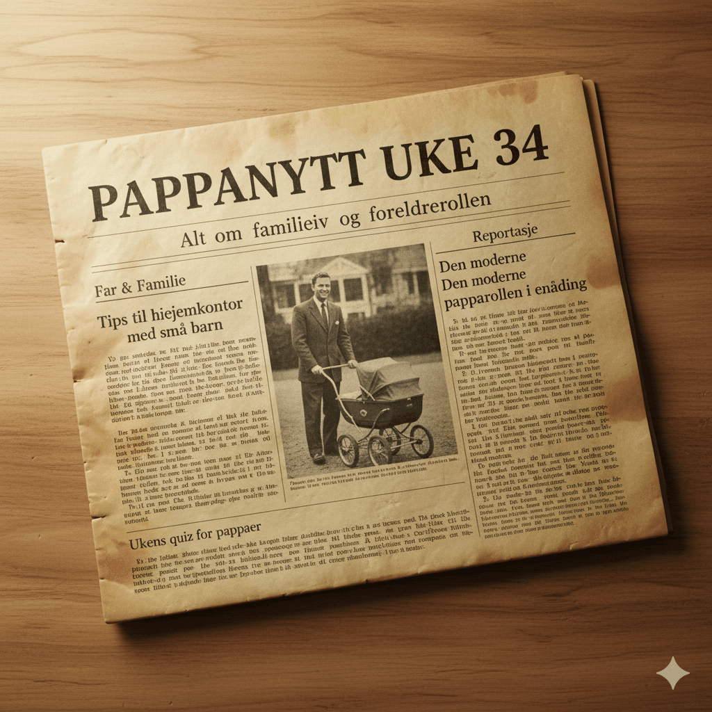 Pappanytt - Uke 34