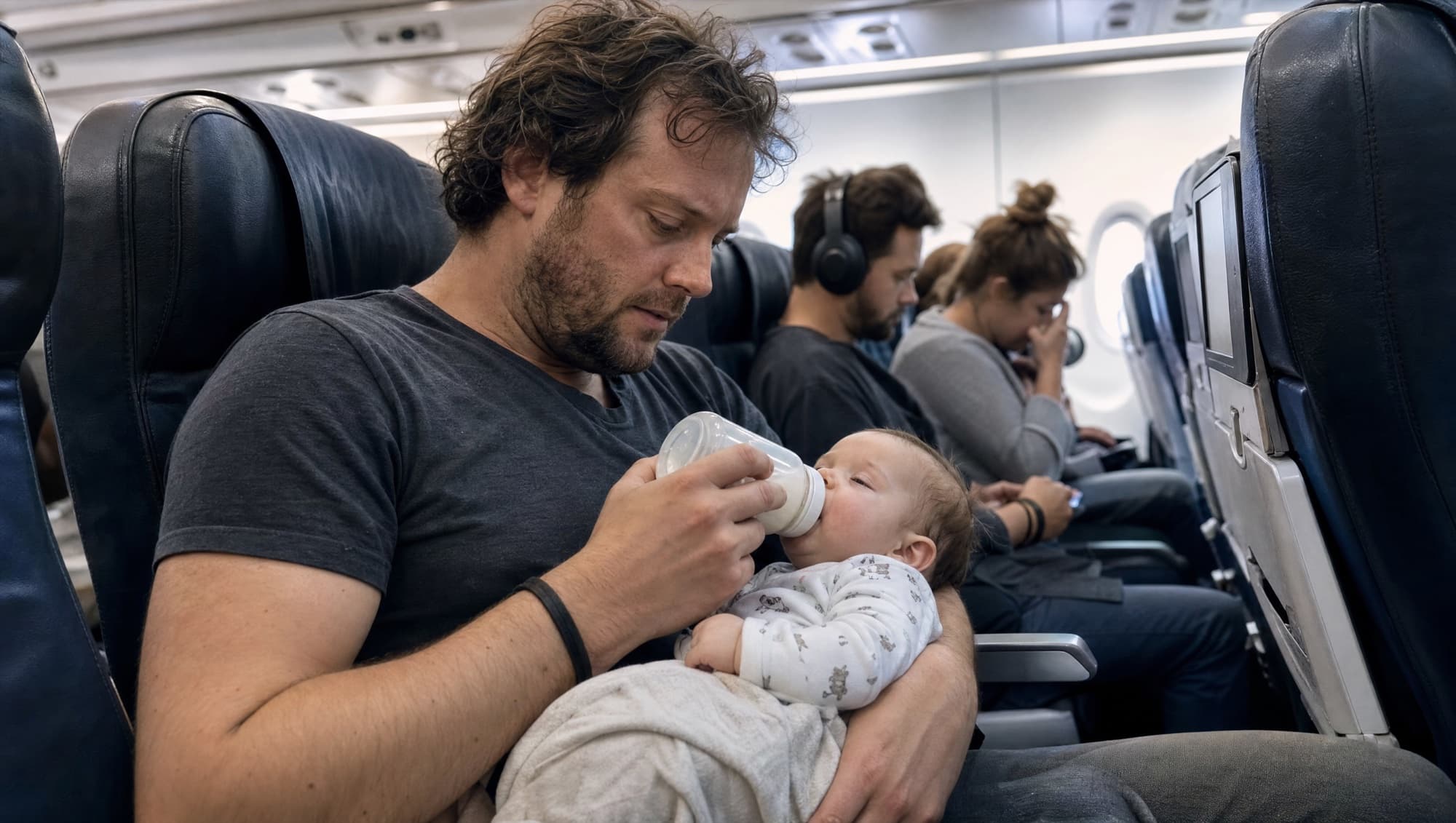 Flytur med baby: Slik unngår dere kaoset i lufta