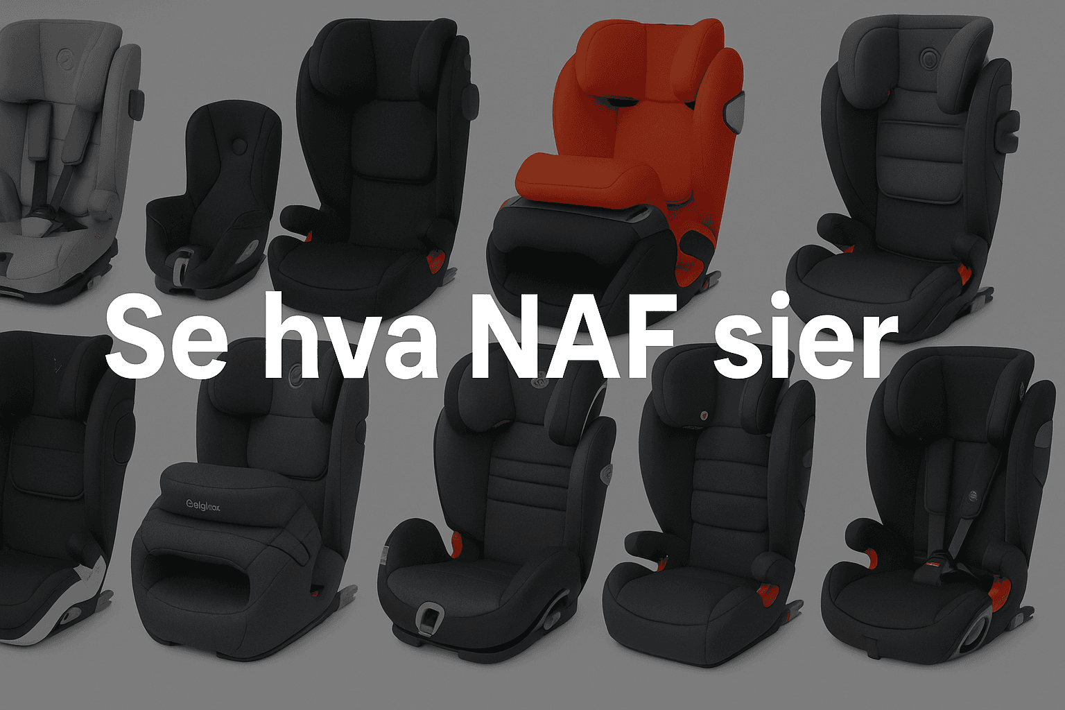 Er det trygt å la barnet sitte forovervendt i en bilstol?