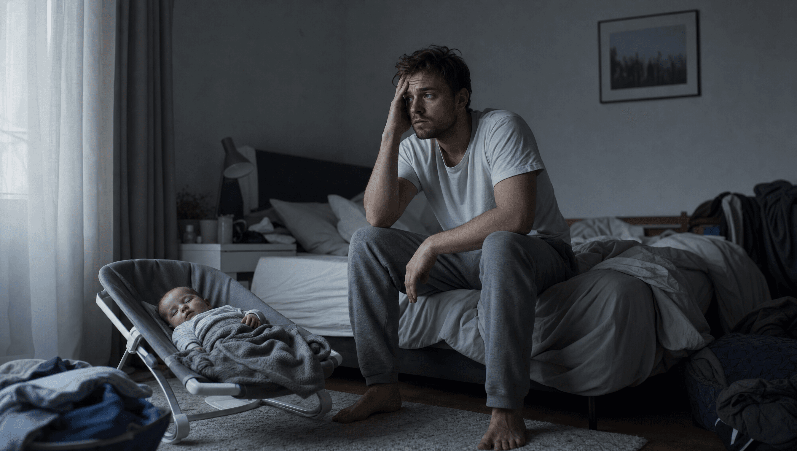 Også pappaer kan få fødselsdepresjon
