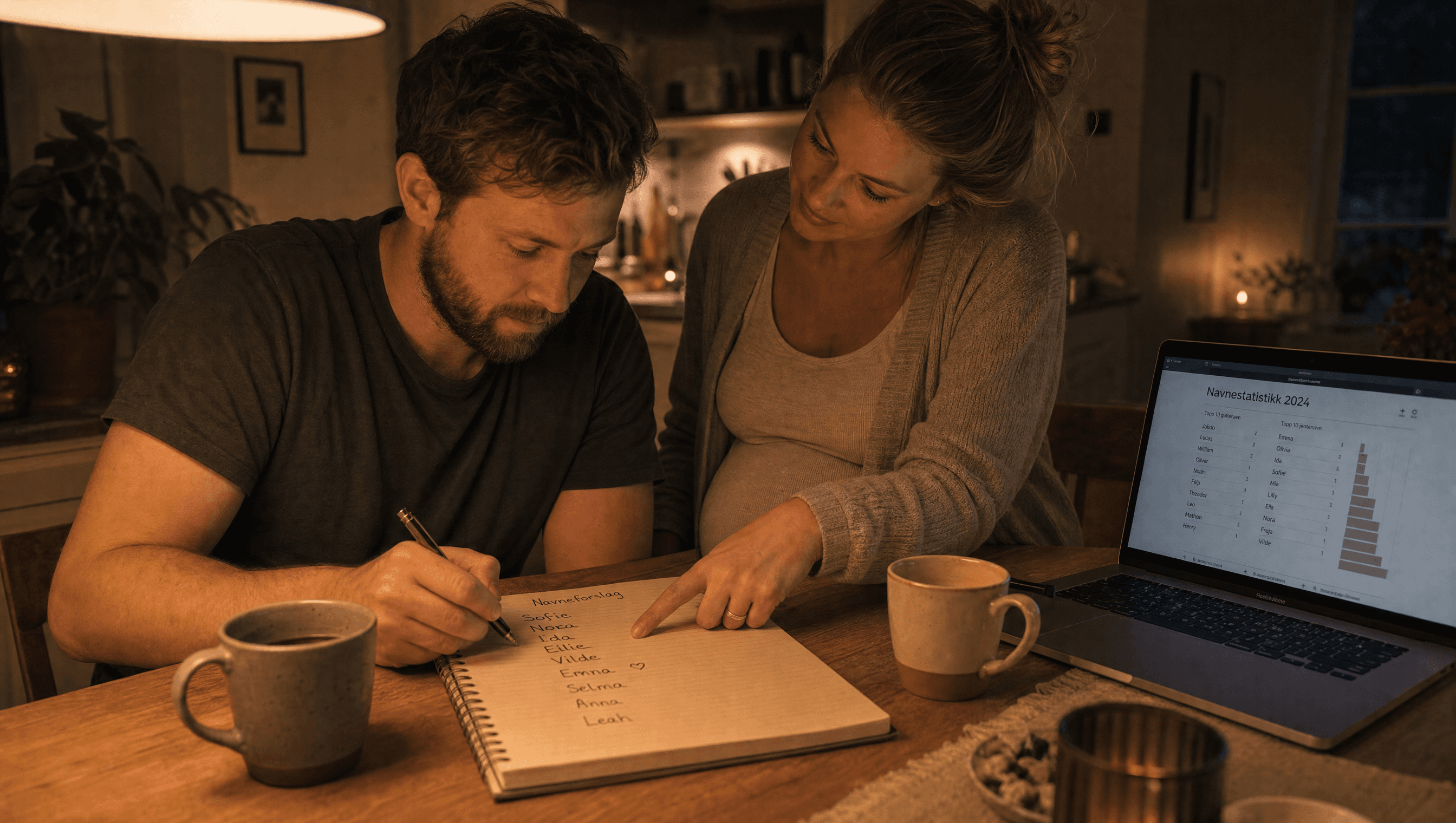 Slik finner du navnet til datteren din